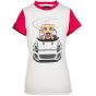 Camiseta con diseño de coche Jaguar para niña 