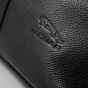Wochenendtasche aus Leder mit Jaguar Logo - schwarz