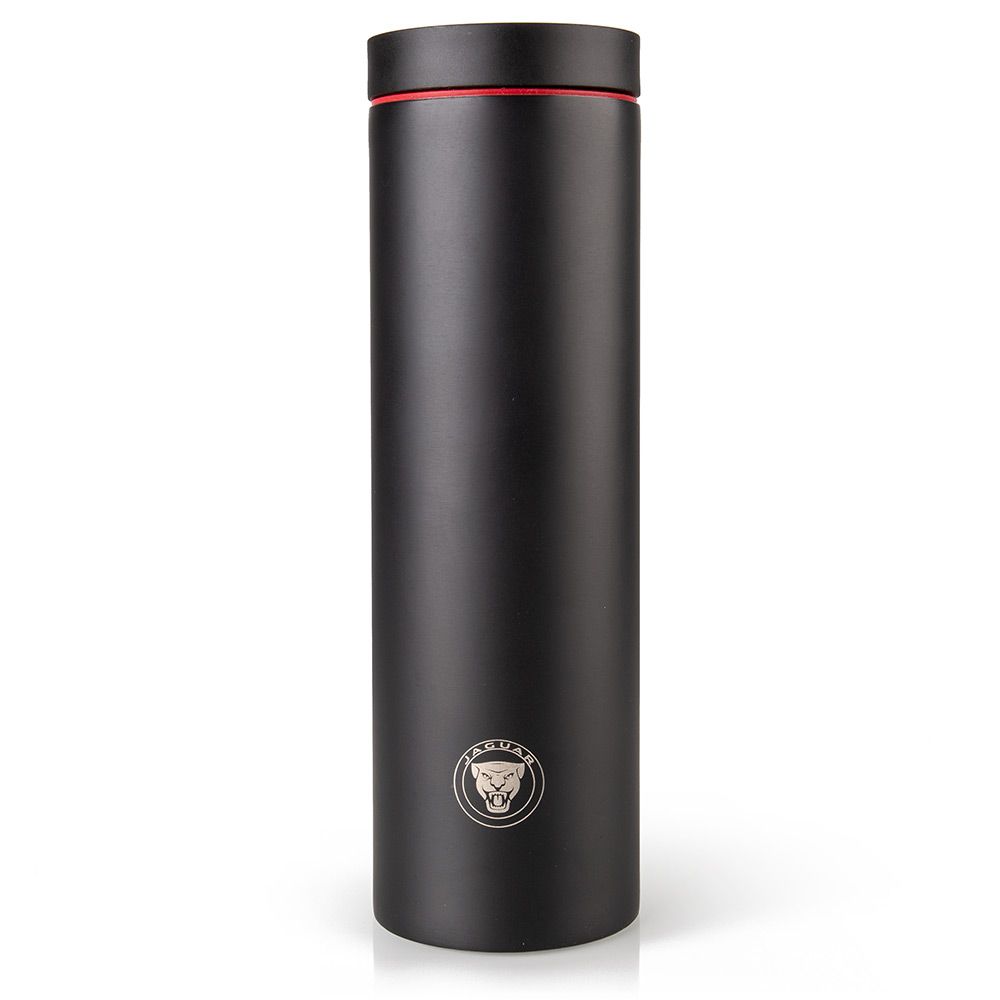 Gourde en acier inoxydable Jaguar avec logo