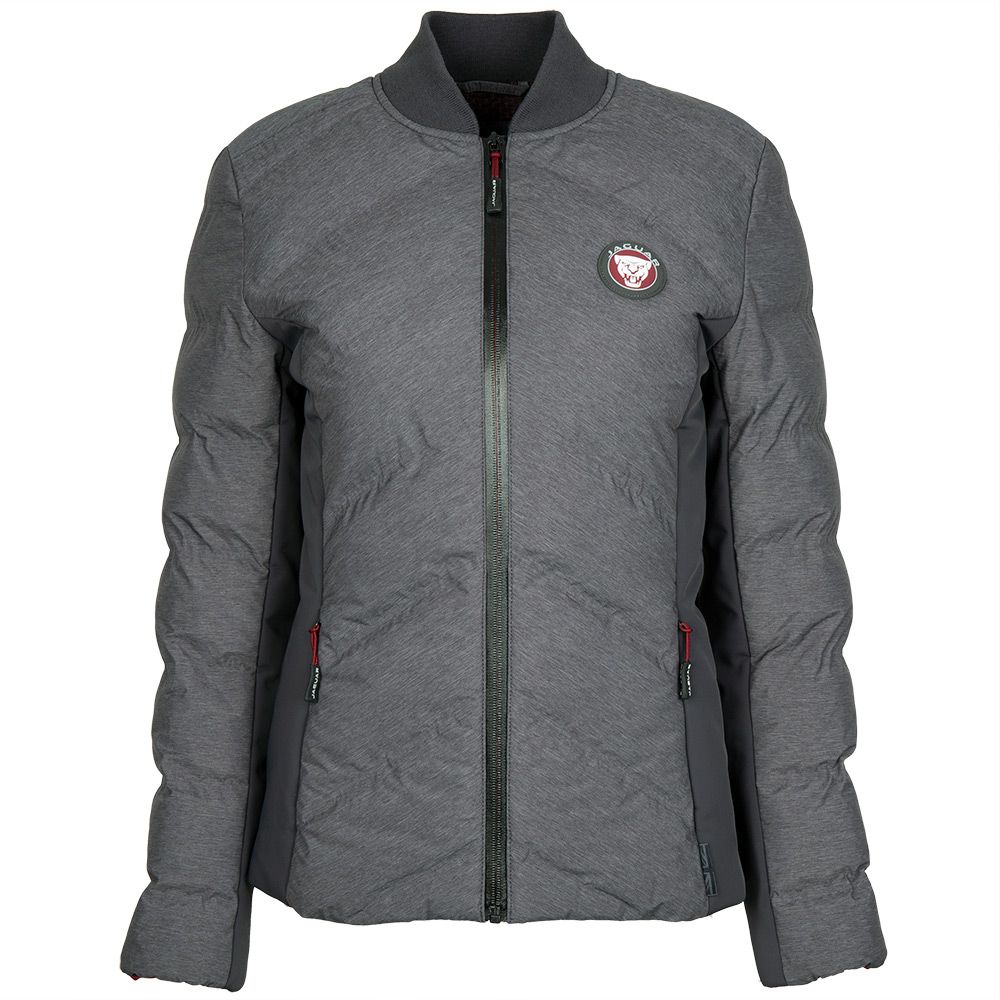 Veste matelassée pour femme avec logo - gris