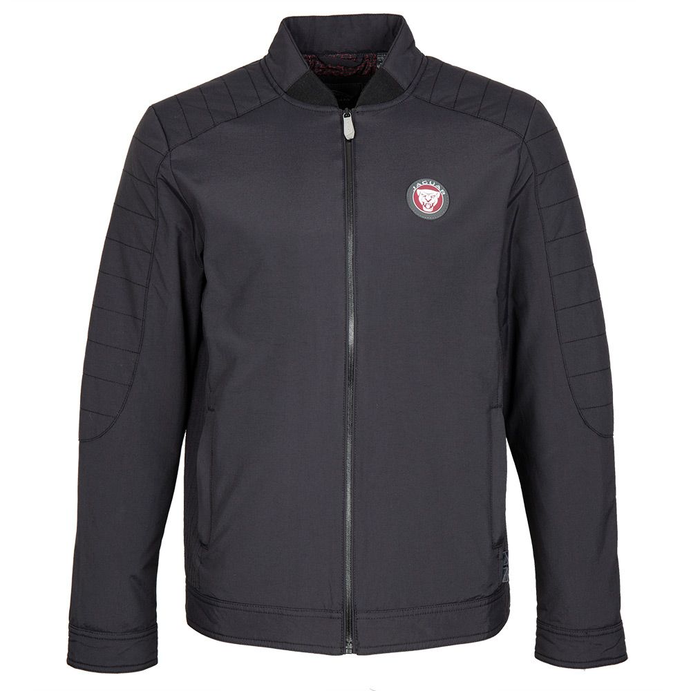 Veste bomber pour homme avec logo Jaguar - noir